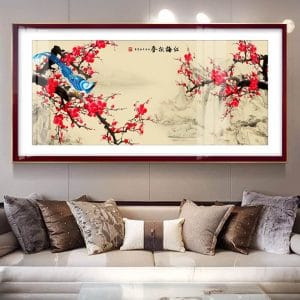 Tranh Decor Hoa Đào H13