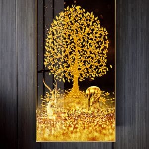 Tranh Decor Cây Tiền C02