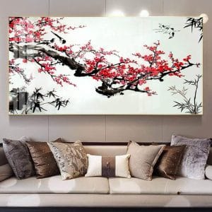 Tranh Decor Hoa Đào H11