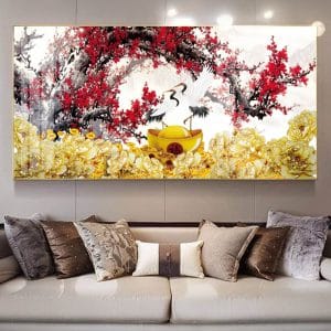 Tranh Decor Hoa Đào H10