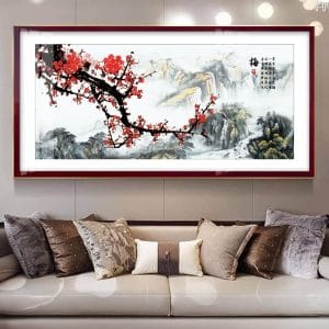 Tranh Decor Hoa Đào H21