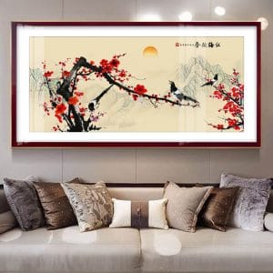 Tranh Decor Hoa Đào H03