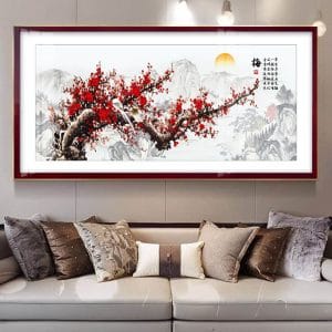 Tranh Decor Hoa Đào H20