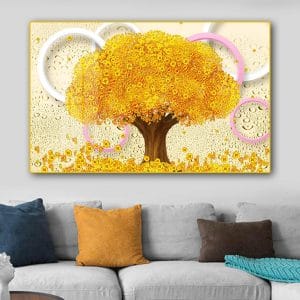 Tranh Decor Cây Tiền C06