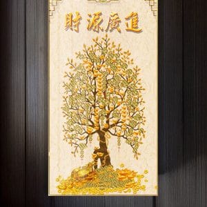 Tranh Decor Cây Tiền C05