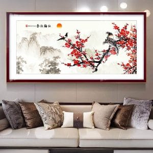 Tranh Decor Hoa Đào H14